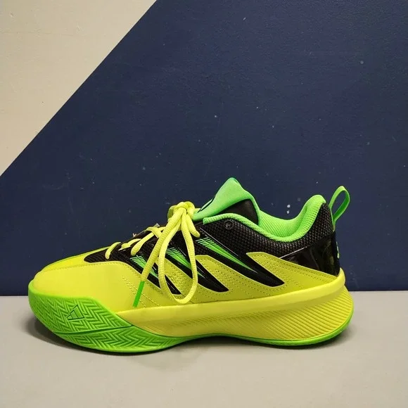Adidas Dame‎ Certified 3 Basketball Sports Sneakers Mens US 8 Green Black JI1542